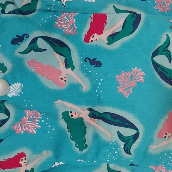 Collectif Mermaid peasant top - Picture 2 of 4